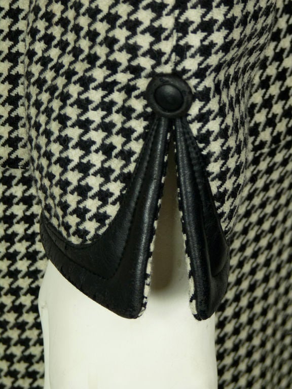 Mugler Houndstooth Skirt Suit For Sale 3