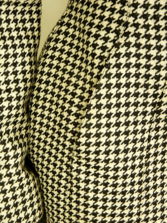 Mugler Houndstooth Skirt Suit For Sale 5