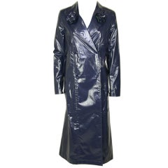 Chanel Blue Raincoat