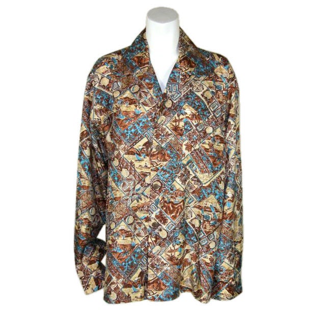 Hawaiian Men's Silk Shirt