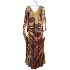 Stavropolous Caftan Gown with Butterfly Sleeves