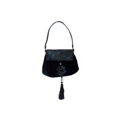 Yves Saint Laurent Black Purse with Tassel