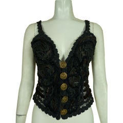 Christian Lacroix Embellished Bustier Top