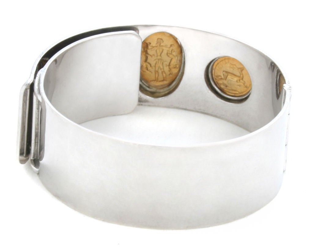 Lalaounis Silver  and Gold Cuff 1