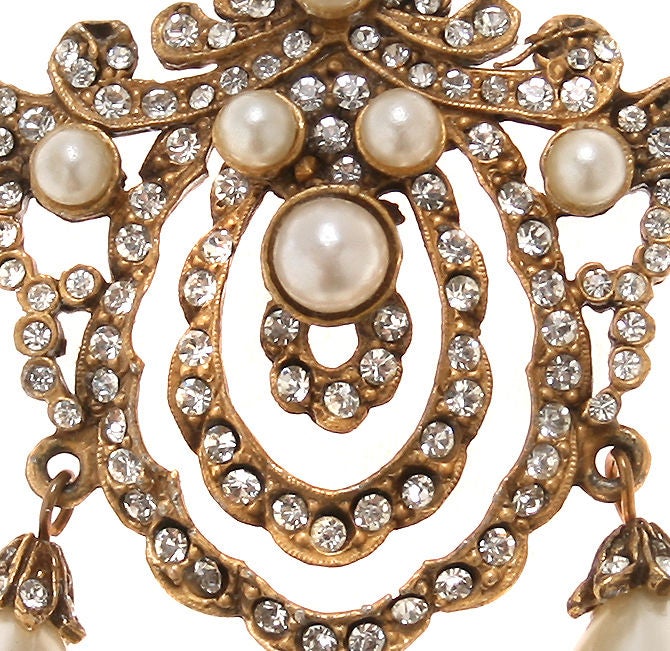 Women's Kenneth Jay Lane Early Chandelier  Earrings For Sale