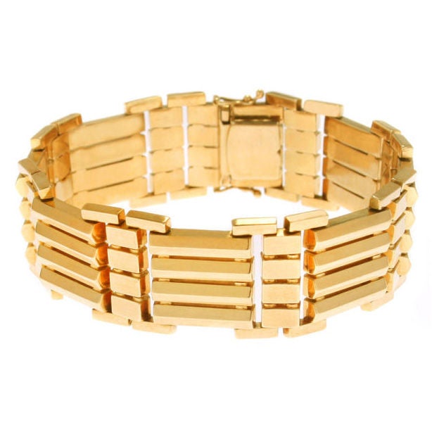 14kt Gold Modernist Bracelet