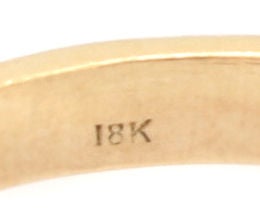 Large 18kt Gold and Jade Mens Ring 2