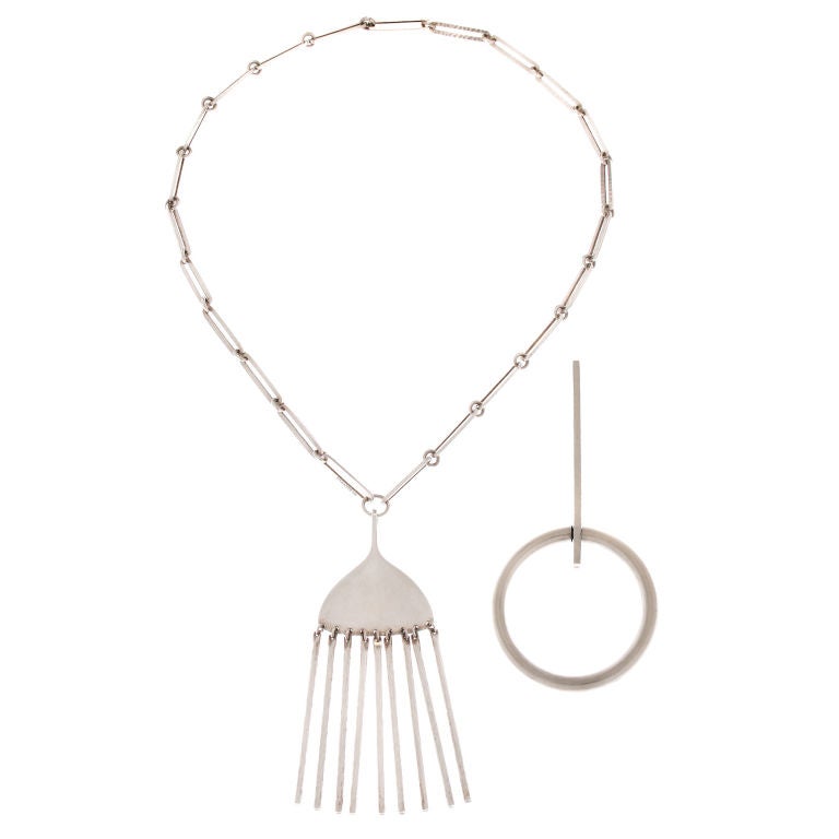 Gabrielsen for Georg Jensen Necklace and Pendants For Sale