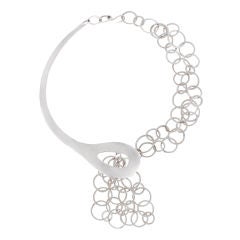 Ursula Hammil Hand Hammered Sterling silver Necklace