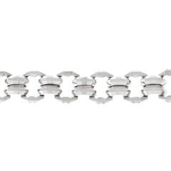 Sterling Silver Retro Bracelet