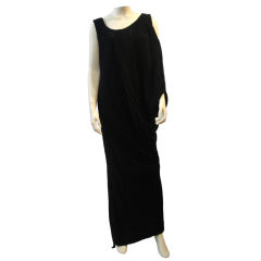 60's Asymmetrical Pleated Goddess Gown from Pauline Lake