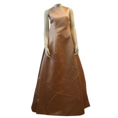 Chado Ralph Rucci Spectacular Duchess Satin Architectural Gown