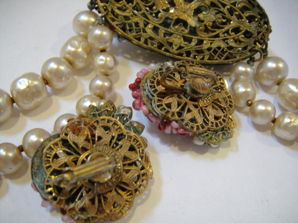 Sweet Miriam Haskell Demi-Parure