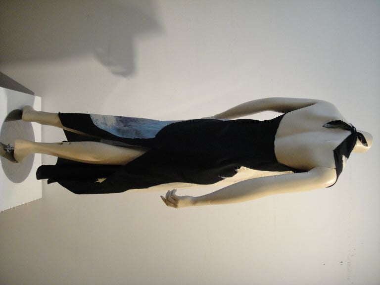 Michaele Vollbrach Graphic Horse Head Handkerchief Dress