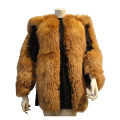 Fantastic 40s Red Fox/Suede Chubby Jacket 7