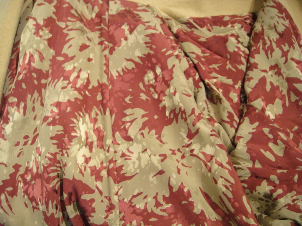 1980s Vicuna Extreme Dolman Sleeve Coat 2