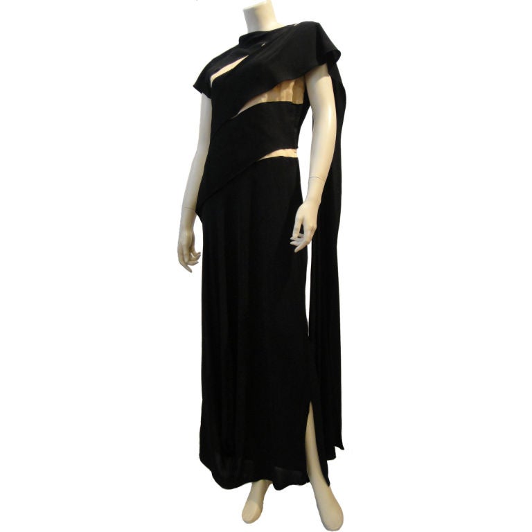 Peggy Hunt 40s Bandage/ Nude Illusion Dress