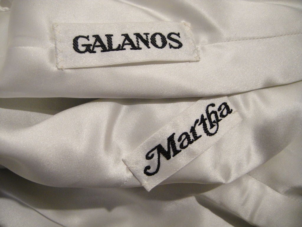 Galanos '80s Whimsical Polkadot Silk Skirt Suit 3