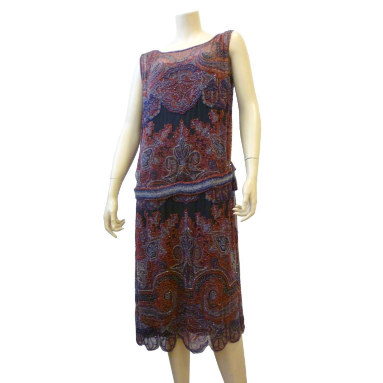 Beaded Chemise Dress