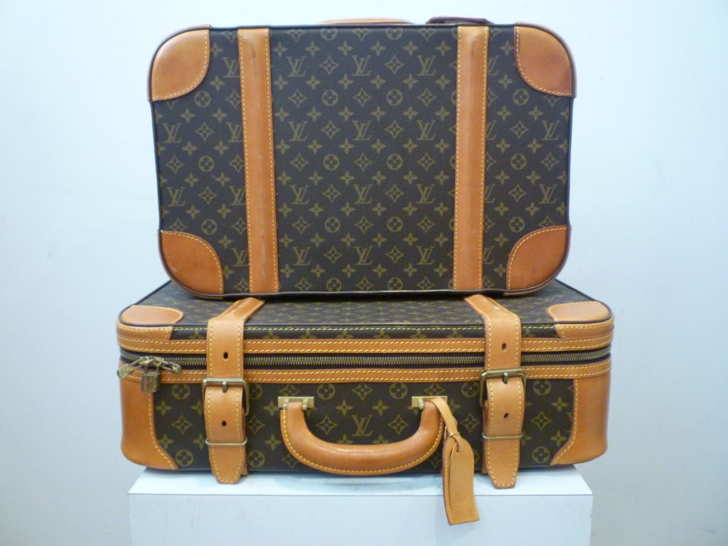 Louis Vuitton Logo Canvas Suitcase Suite in tadellosem Zustand