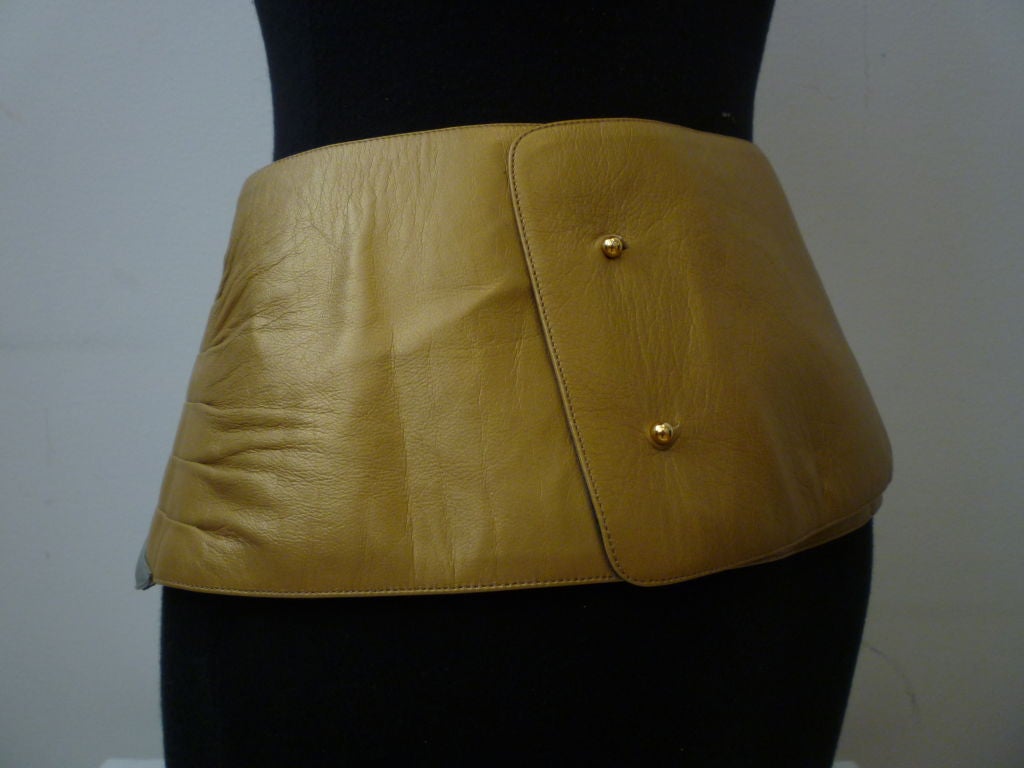 Jourdan 1980s Wide Metalic Belt