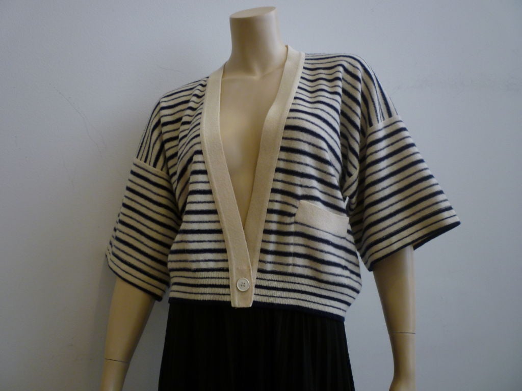 Sonia Rykiel 90s Cropped Cardigan Sweater