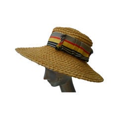 Yves Saint Laurent Straw Summer Hat