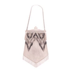 Vintage Whiting and Davis Ombre Mesh Bag