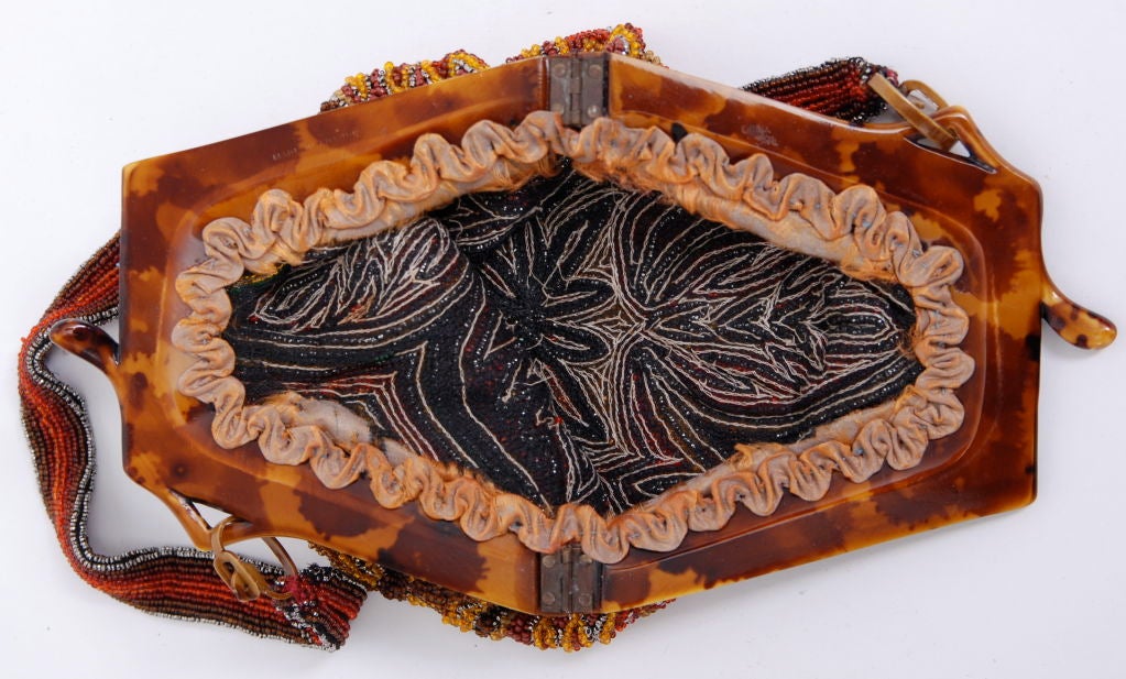 Women's 20's Celluloid and Seed Bead purse