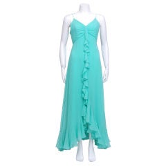 Fred Perlberg Originals Seafoam Chiffon Dress