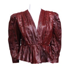 Vintage Snakeskin  Jacket