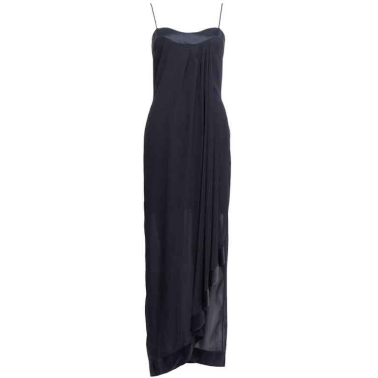 Thierry Mugler Silk Gown For Sale