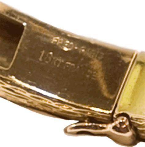 18K and Tiger Enamel Bangle- Fred, Paris