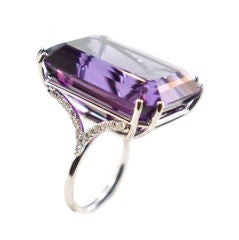 Spectacular 60's Amethyst Ring