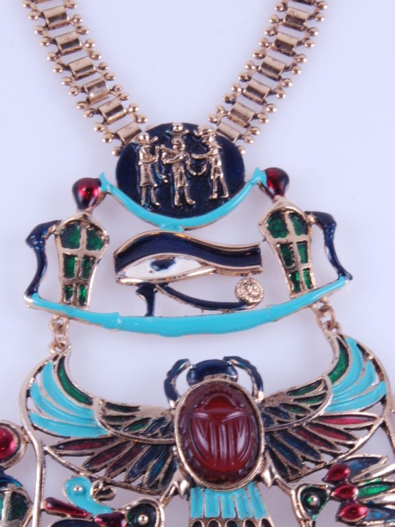 Women's Diorios important Egyptian Revival Necklace