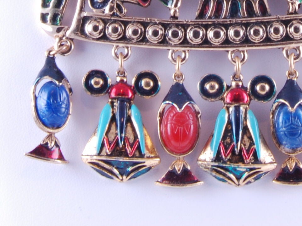 Diorios important Egyptian Revival Necklace 3