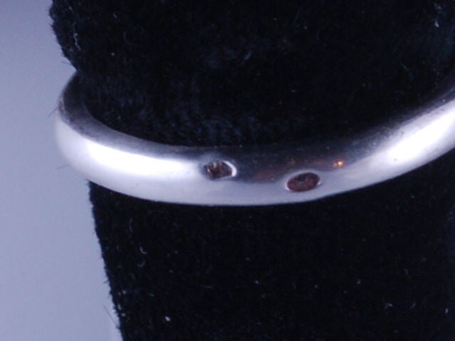 Hermes 18K & Silver Chaine d'Ancre Ring