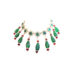 KENNETH JAY LANE Retro India Necklace & Earring Set