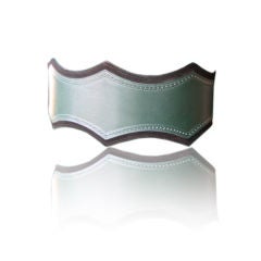 AZZEDINE ALAIA Vintage Green Leather Belt