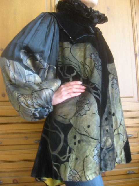 Monaci Maria Gallenga Amazing 1920s Velvet Jacket 1