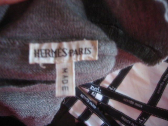 Hermes by Martin Margiela Cashmere & Silk Knit Top Sz L 1