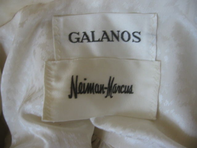 James Galanos Pin Tucked Ermine Stroller with Hood 4