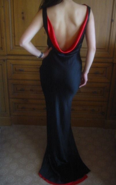 Women's Alexander McQueen Beautiful Backless Silk Gown