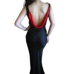 Alexander McQueen Beautiful Backless Silk Gown
