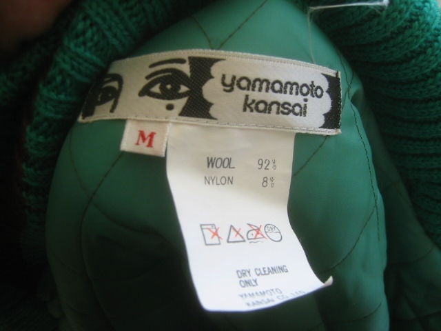 KANSAI YAMAMOTO Rare Collectible Men's Jacket from 1981 5
