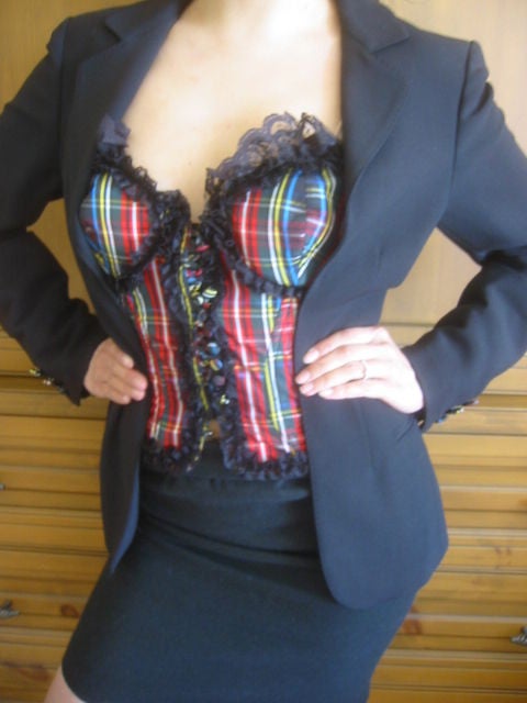 MOSCHINO COUTURE Vintage 80's Bustier Jacket 3