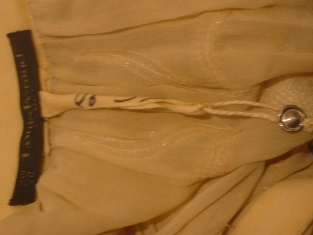 Haute Couture Numbered Feraud Beaded Silk Chiffon Dress 7