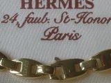 Hermes 18 kt Gold Chain Necklace