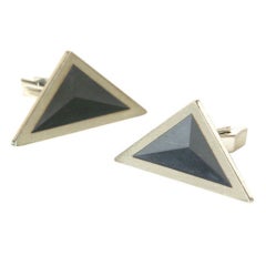 Dunhill Triangular Cuff Links