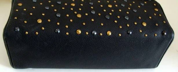 Dome Top Constellation Box Purse with Studs by Holzman For Sale 3